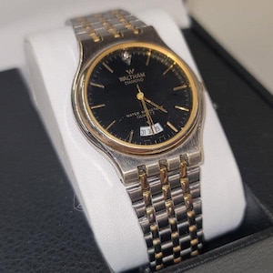 Gold Waltham Watch with Diamanté Round Dial Waltham Diamond - Etsy main image 4