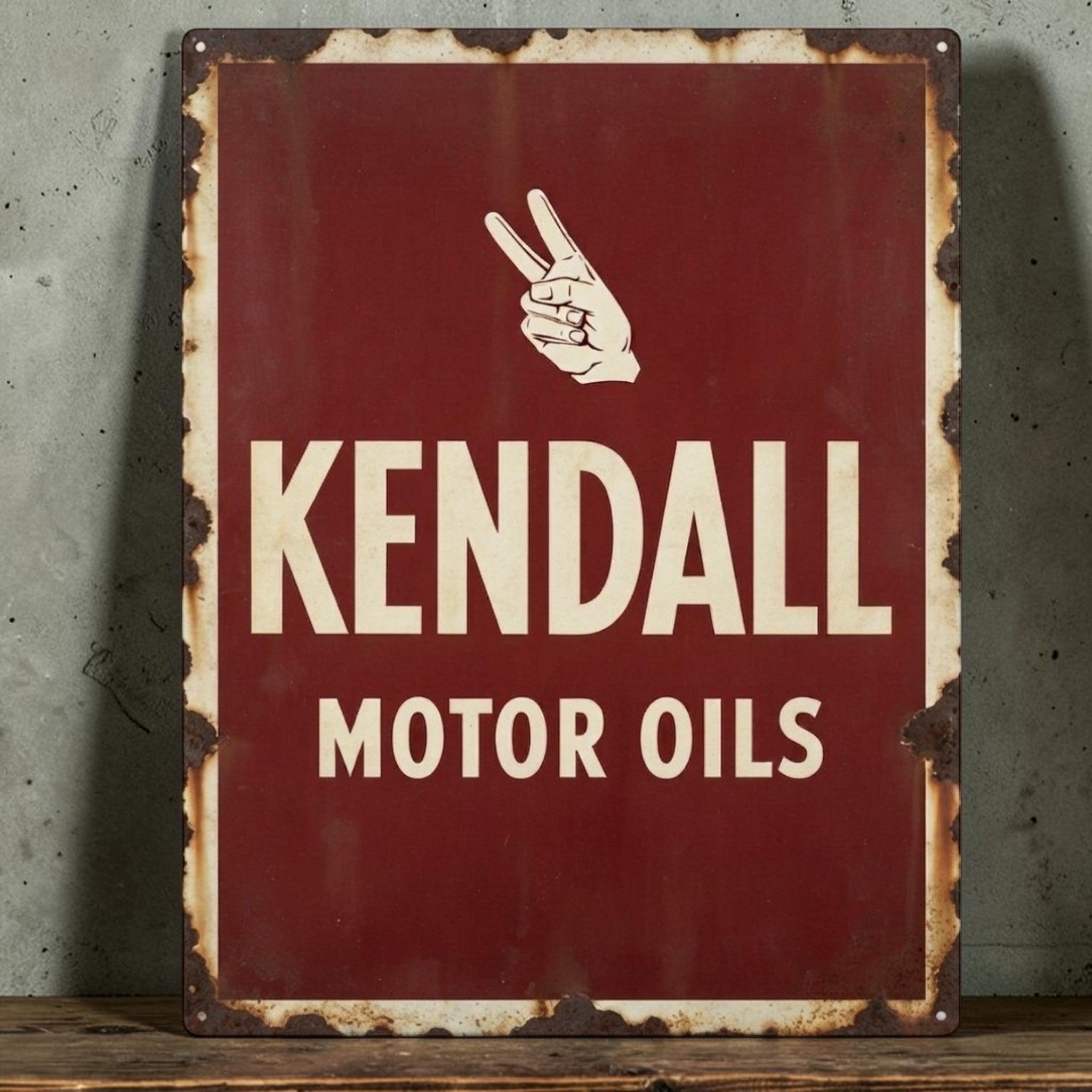 Kendall Motor Oil Sign - Etsy