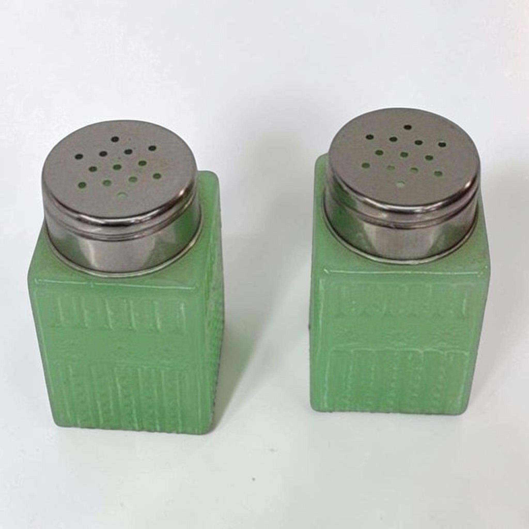 Jadeite Fire King Salt Pepper - Etsy