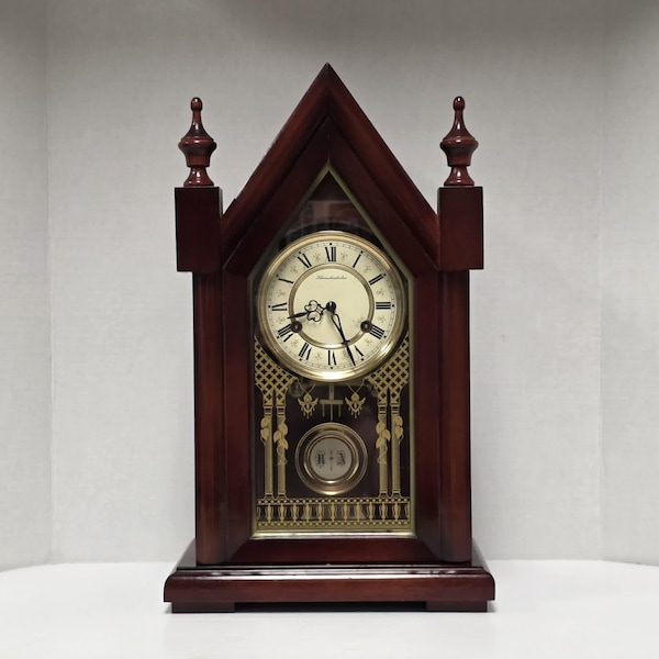 Schmeckenbecher German Steeple Clock – 17" Chiming Mantel Clock