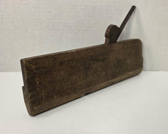 Antique 9.5" Round Bottom Woodworking Plane | Vintage Collectible Tool, 100 Years Old