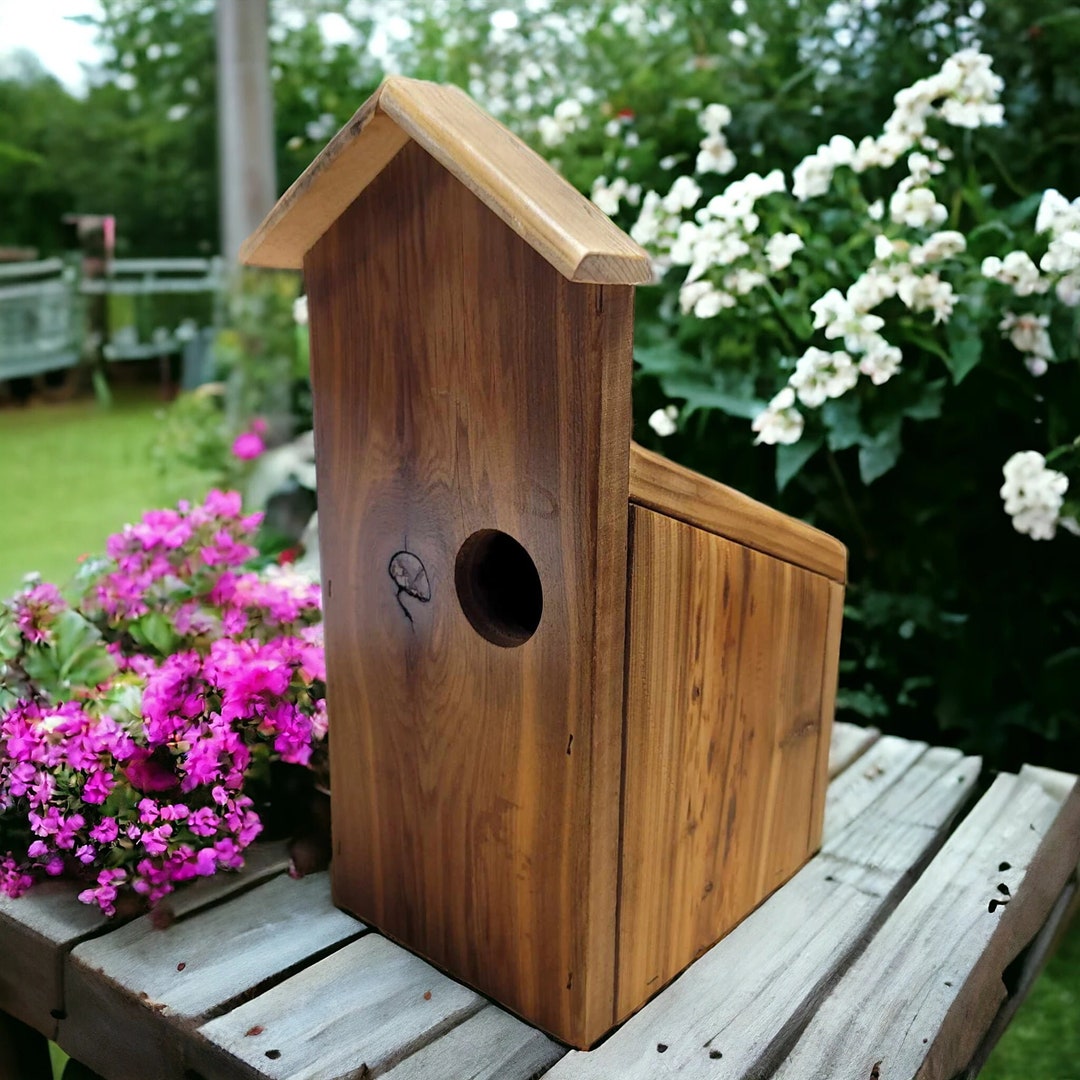 Handcrafted Wooden Birdhouse Garden Decor - Etsy