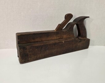 Antique R. Juson & Co. Grooving Plane 11.5" | L. Sherblom Stamps Steel Guide Rail Collector Tool