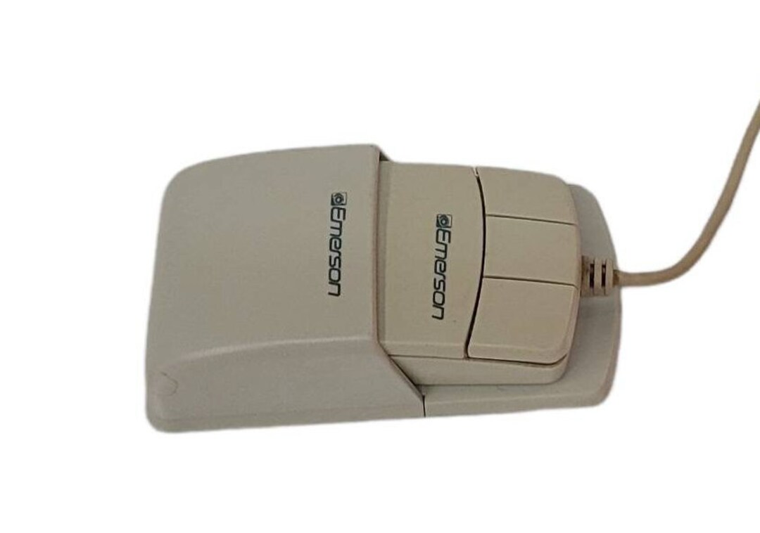 Vintage Emerson Computer Mouse and Wall Holster Etsy