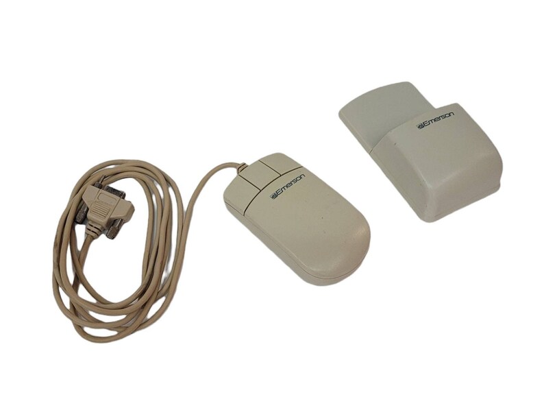Vintage Emerson Computer Mouse and Wall Holster Etsy