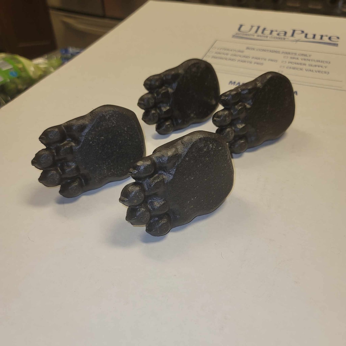 Fisher Wood Stove Feet Bear Paws Etsy