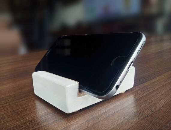 Concrete Phone Stand Holder Iphone Desk