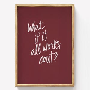 Inspirational Quote Wall Art, Minimalist Typography Print, Motivational Digital Download Decor