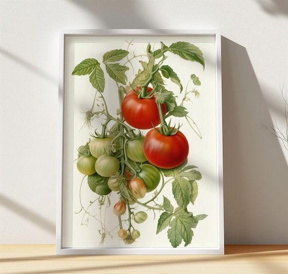 アンティーク品　絵画　油絵　トマト とまと」 by Hiroko*゜｜Artmeter｜暮らしを彩るアートが、きっと見つかる