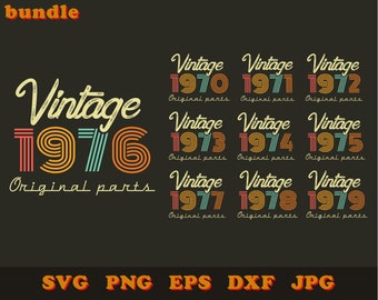 Download Vintage Birthday Svg Etsy