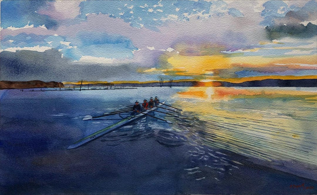 Piermont Rowing Club Morning, Hudson River Rowers, Hudson River Shell ...