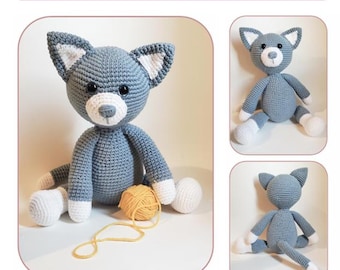 Crochet Cat Pattern – Adorable, Easy-to-Follow Amigurumi Kitty