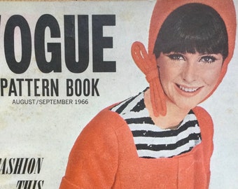 Vintage Vogue Pattern Book August September 1966