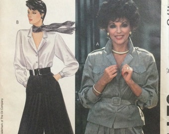 1984 McCall's Pattern 9244 Gauchos and Blouse
