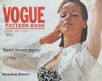 Vintage Vogue Pattern Book June-July 1965