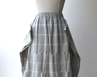 1980s Issey Miyake Tasseled Skirt