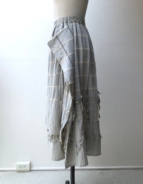 1980s Issey Miyake Tasseled Skirt - image 2