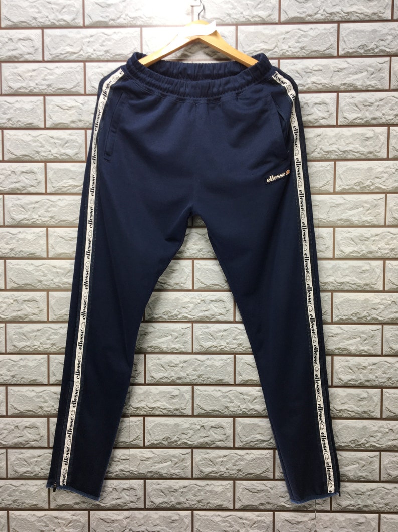 ELLESSE Pants Small Vintage 90s Ellesse Sport Track Jogger Tennis Pants Size S W 28-36