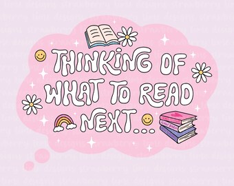 What To Read Next | Vinyl Die Cut Sticker