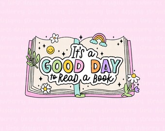 Good Day To Read A Book | Vinyl Die Cut Sticker