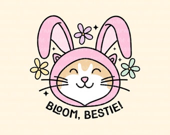 Bloom Bestie | Vinyl Die Cut Sticker