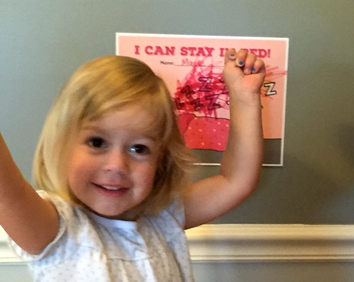 I Can Stay in Bed Sleep Chart Printable Instant Download Etsy