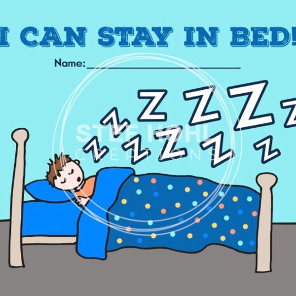 Stay in Bed Chart Etsy