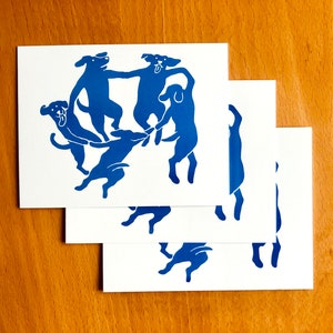 Conjunto de cartões postais Matisse Dancing Dogs