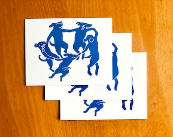 Matisse Dancing Dogs postcards set