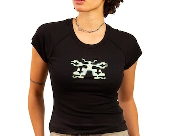 Protection butterfly baby tee -- women's T-shirt