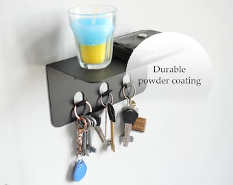 Metal wall decor, Coat rack, Unique wall decor, Housewarming gift in first home, Customize Gift, Metal product For Gift, key shelf gift