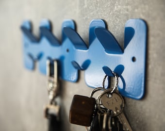 Keys hanger, Entryway Organizer Wall, Coat Rack Wall Mount, Metal Key Holder, Wall Key Holder, Entryway Shelf, Housewarming gift