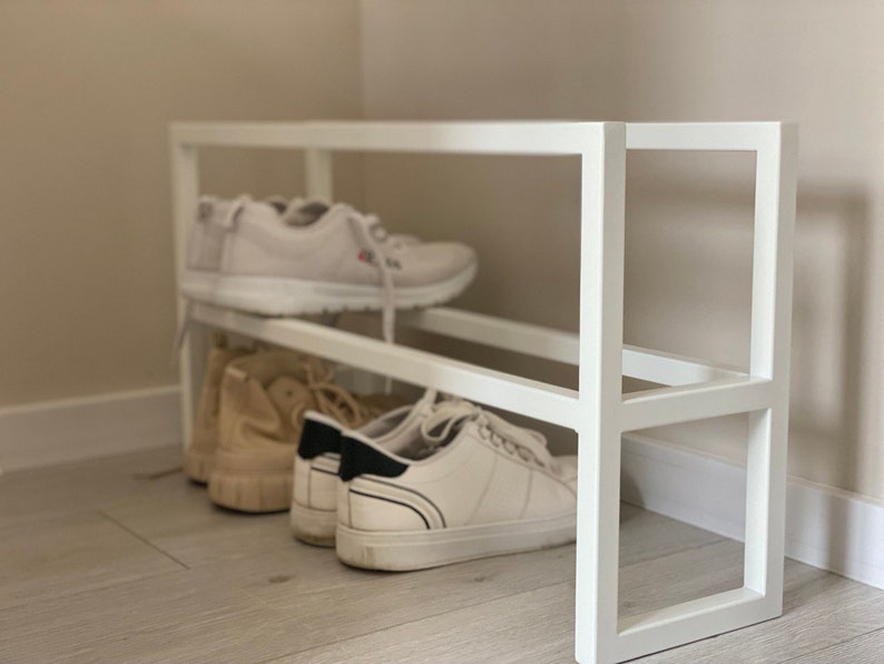 metal shoe rack