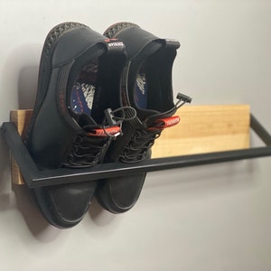 Wand Schuhregal | Schuhregal Eingangsbereich | Industrielles Metall-Schuhregal für Flurdekor | Altes Schuhregal | Outdoor Schuhregal