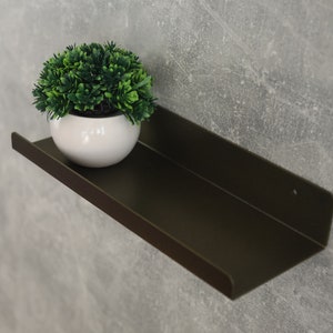 Wall decor | Wall mounted metal organizer | Wall storage shelf | Modern metal shelf | Floating bookshelf | Metal wall shelf