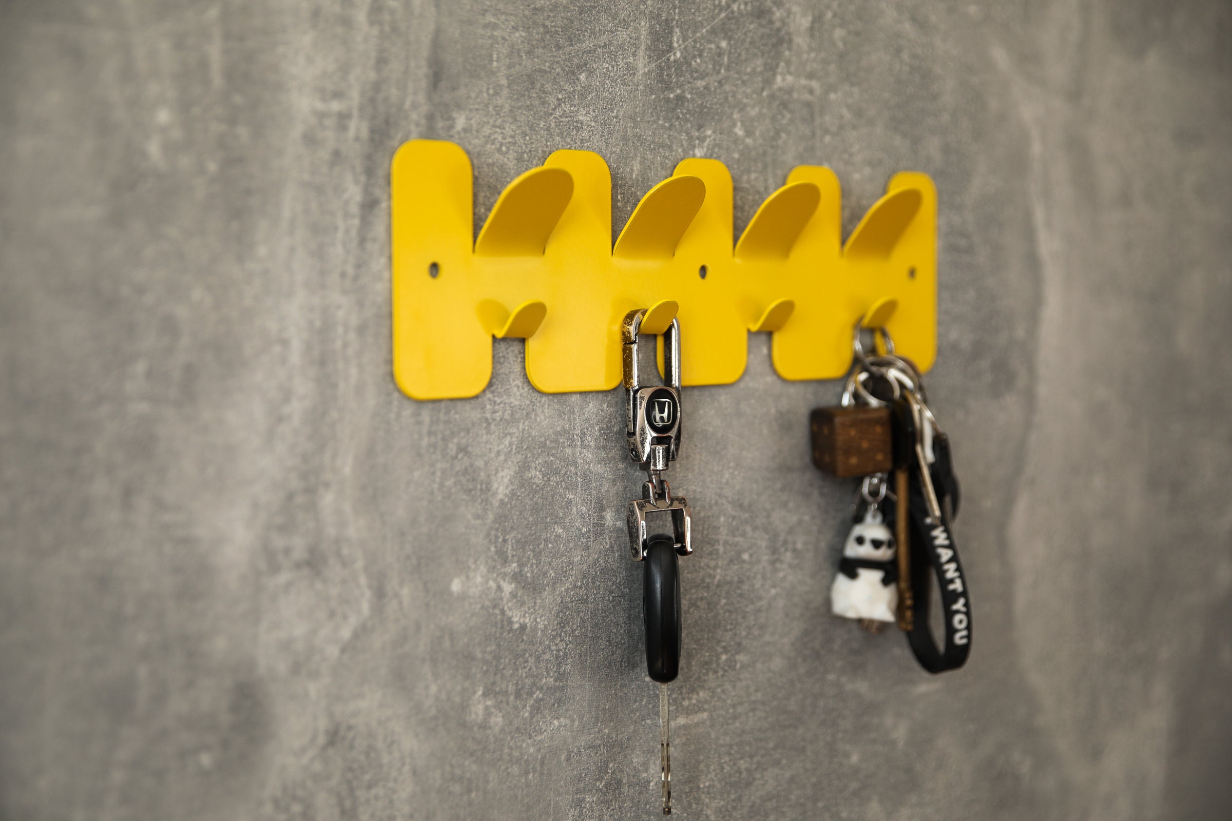 Key holder for wall | Key rack wall mount | Key hook for entryway organization | Modern metal key organizer | Minimalist home decor