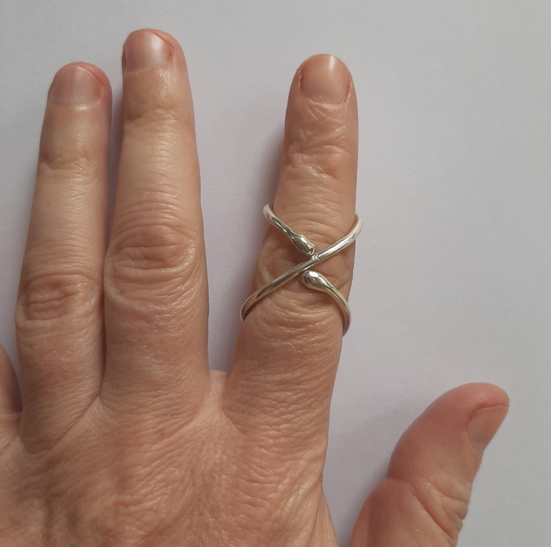 Arthritis Finger Ring Splint sterling silver adjustable 3 Etsy