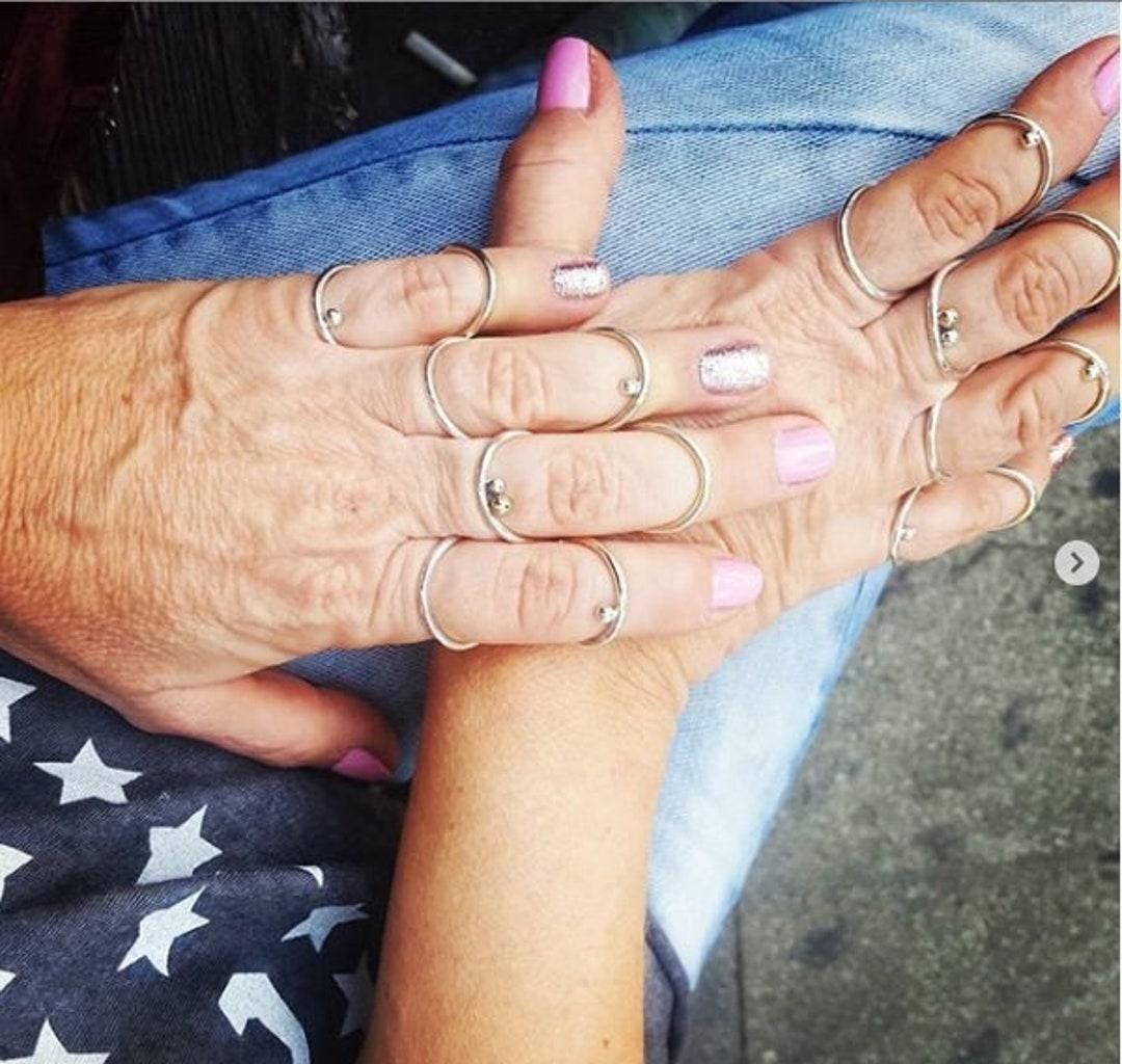 EDS Hypermobylity / Arthritis / Swan Neck Ring Splints Set of 4 Etsy