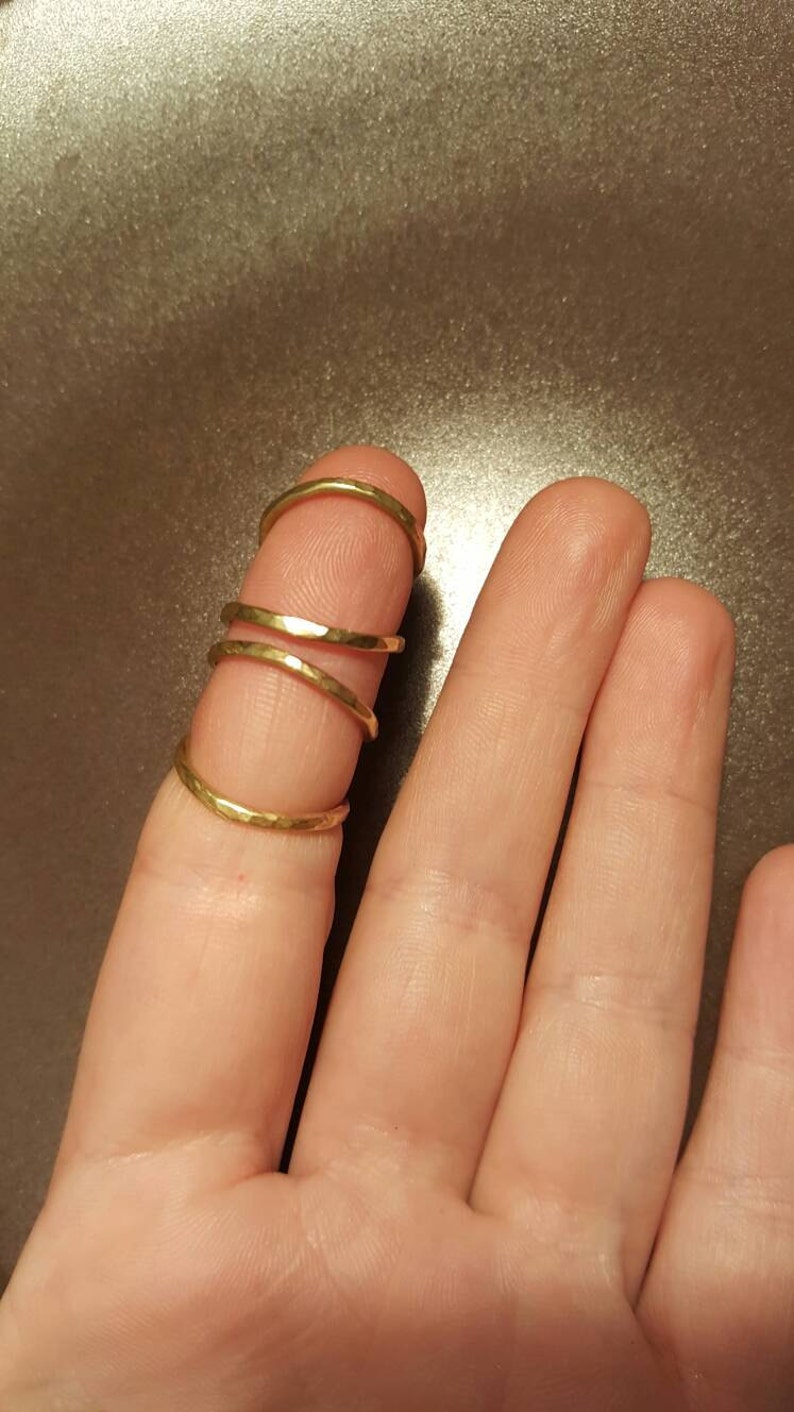 Mallet finger splint 14K gold plated Etsy