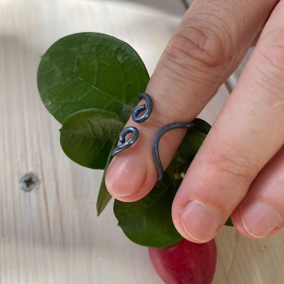 Titanium on sale finger ring