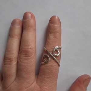 Arthritis Finger Ring Splint sterling silver1