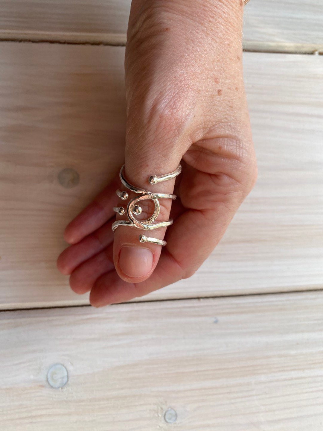 Thumb IP Joint Ring Splint Sterling Silver Thumb Brace Etsy