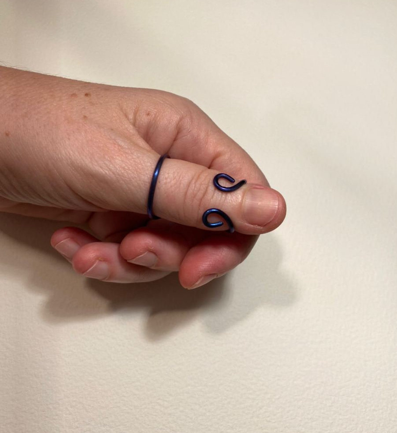 Titanium Adjustable IP Joint Thumb Ring Splint Purple Anodized Etsy