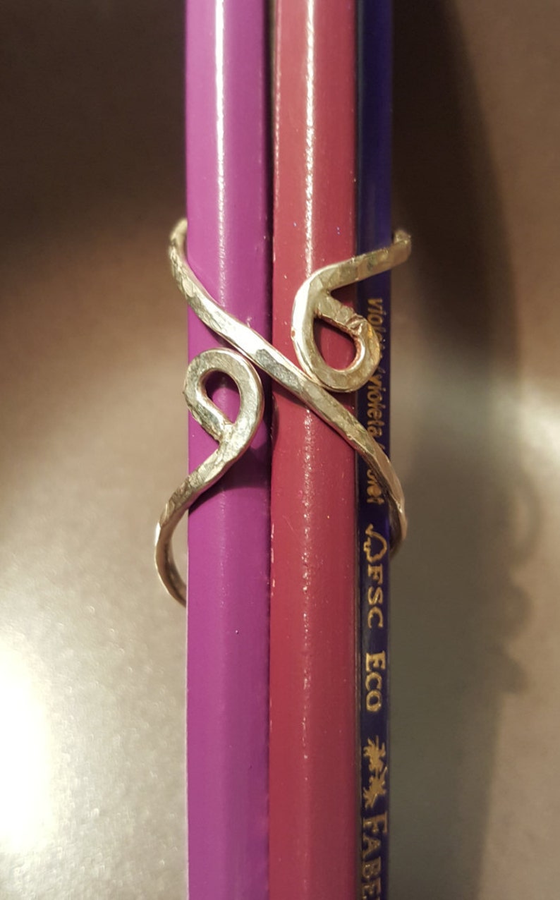 Thumb trigger finger splint ring sterling silver Etsy