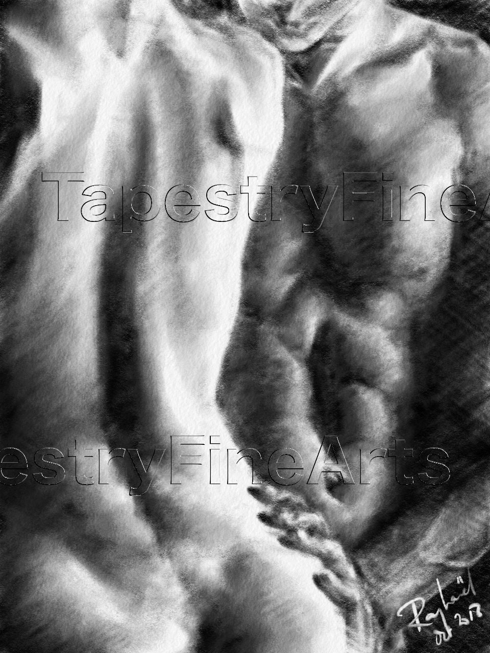 Original Drawing Nude Couple Embracing Erotic Sensual Wall - Etsy