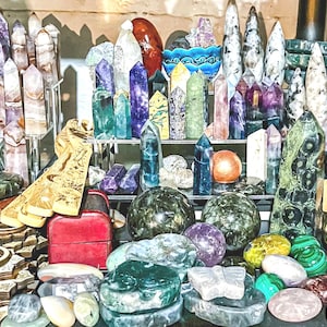 BEST Mystery Crystal/Witchy Box - from one surprise lover to another!! Crystals, jewelry, candles, altar items and more!