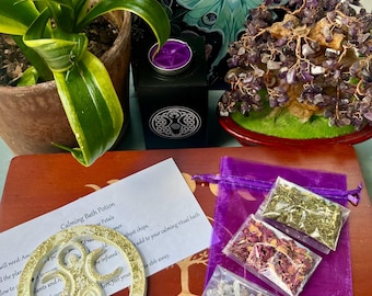 Calming Bath Potion Kit: Easy Spell for Stress Relief