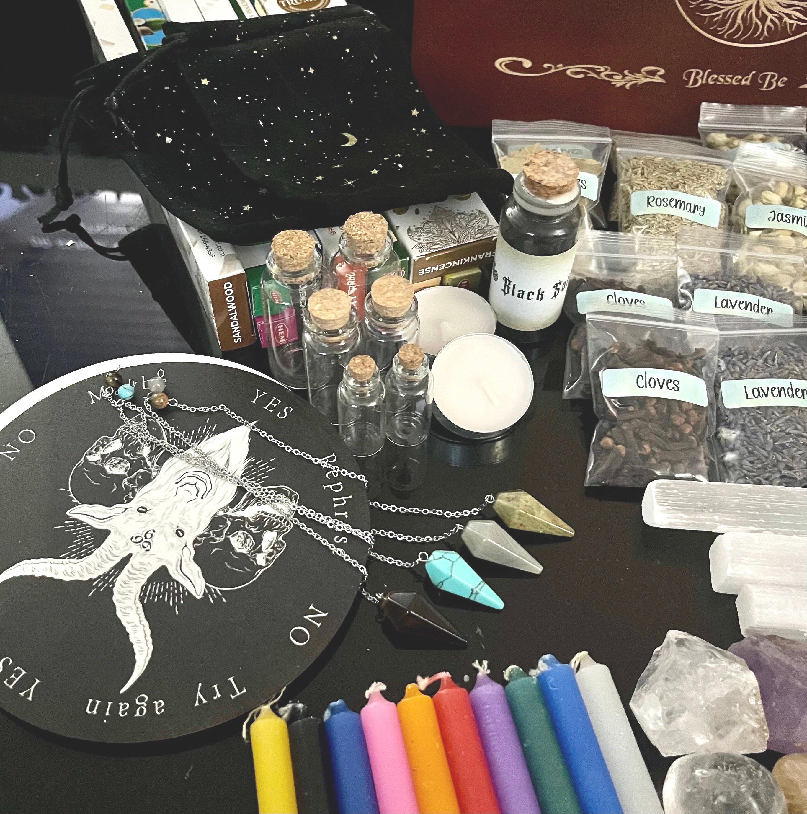 Beginner Witch Kit - A Perfect Start to Your Magical Journey! - PLEASE read description for list of items included (box not included)