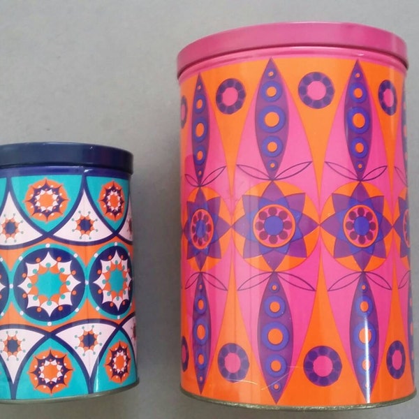 Storages cans from Tomado made in Holland 70's