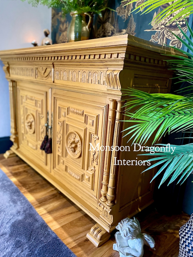 Antique Sideboard Buffet Drinks TV Unit Farmhouse Barn